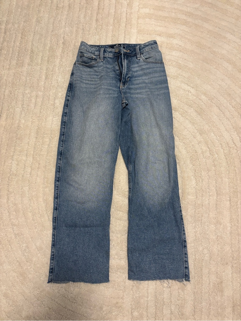 Hollister Light Blue High-Rise Dad Jeans